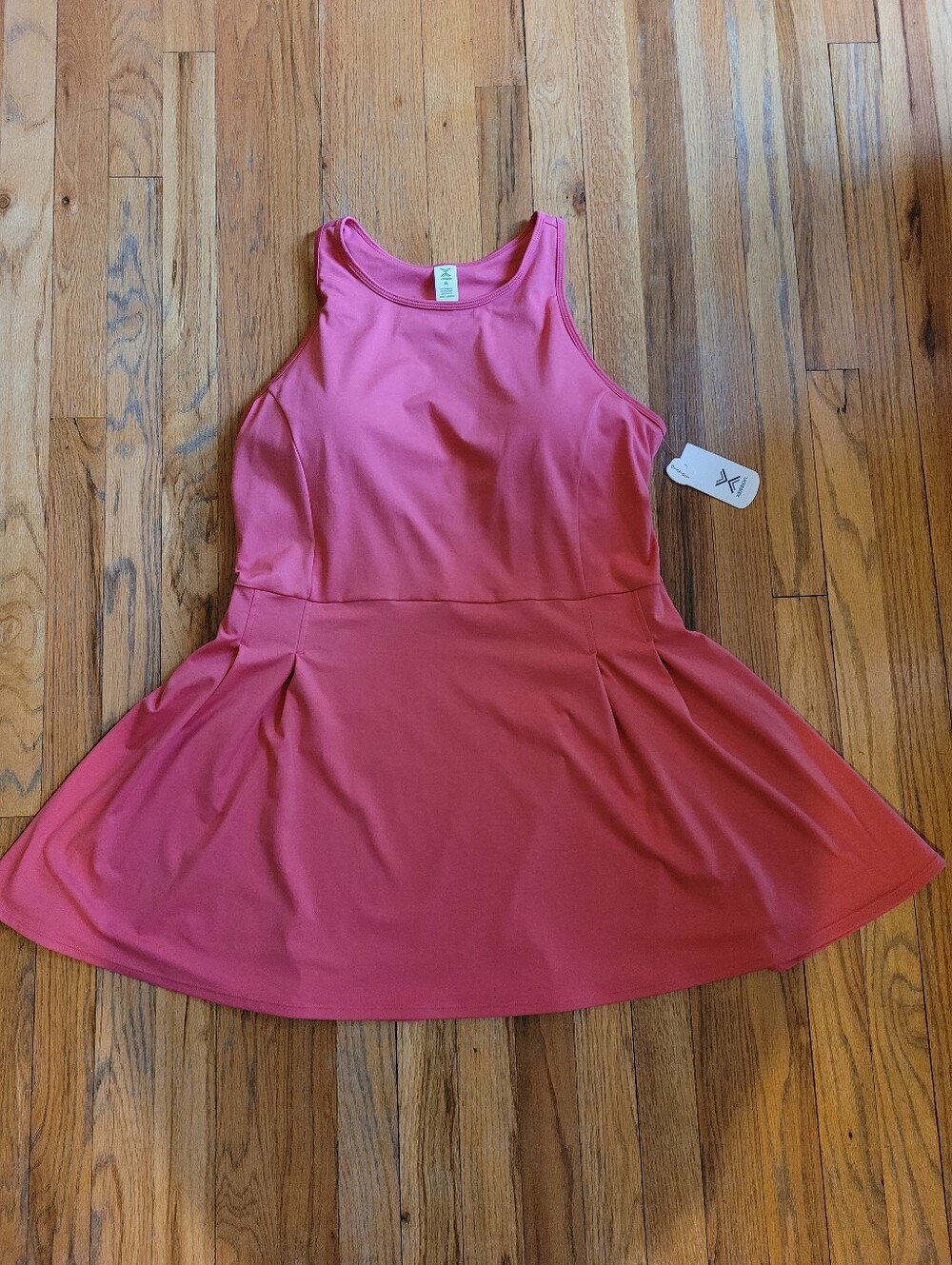 Xersion Workout Dress in Coral Pink Size XL